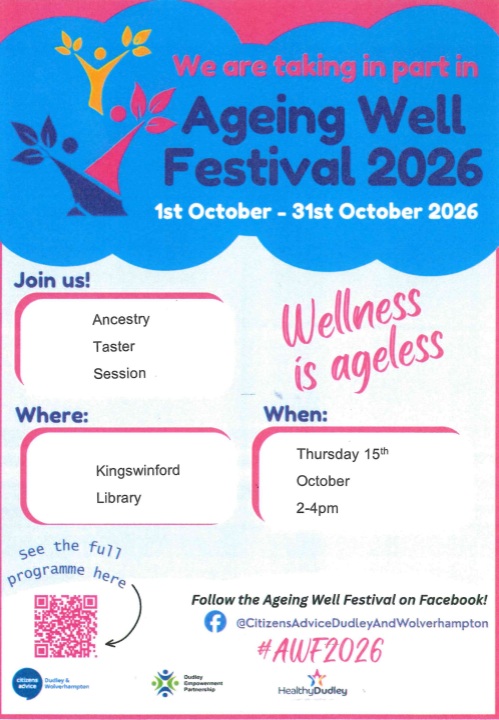 Kingswinford Library - Ancestry Taster Session